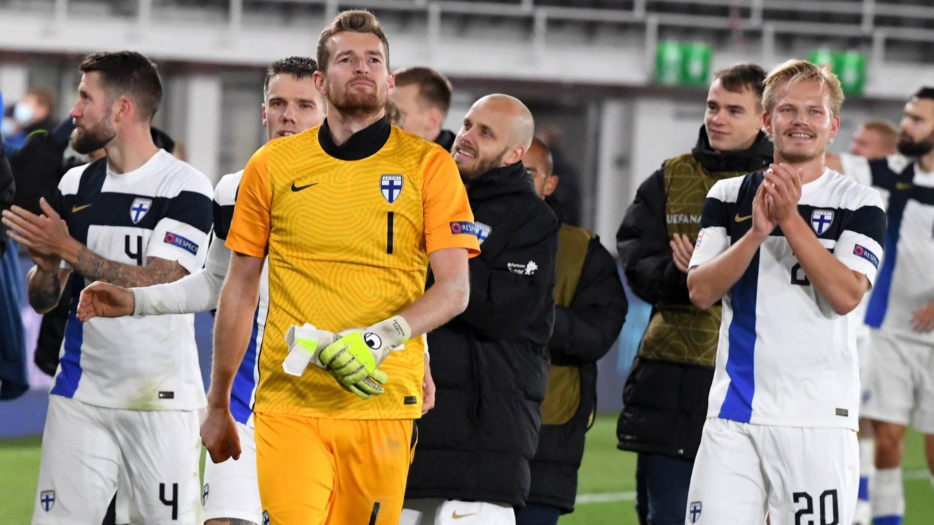 Lukas Hradecky Joel Pohjanpalo Finnland Irland Nations League 2020