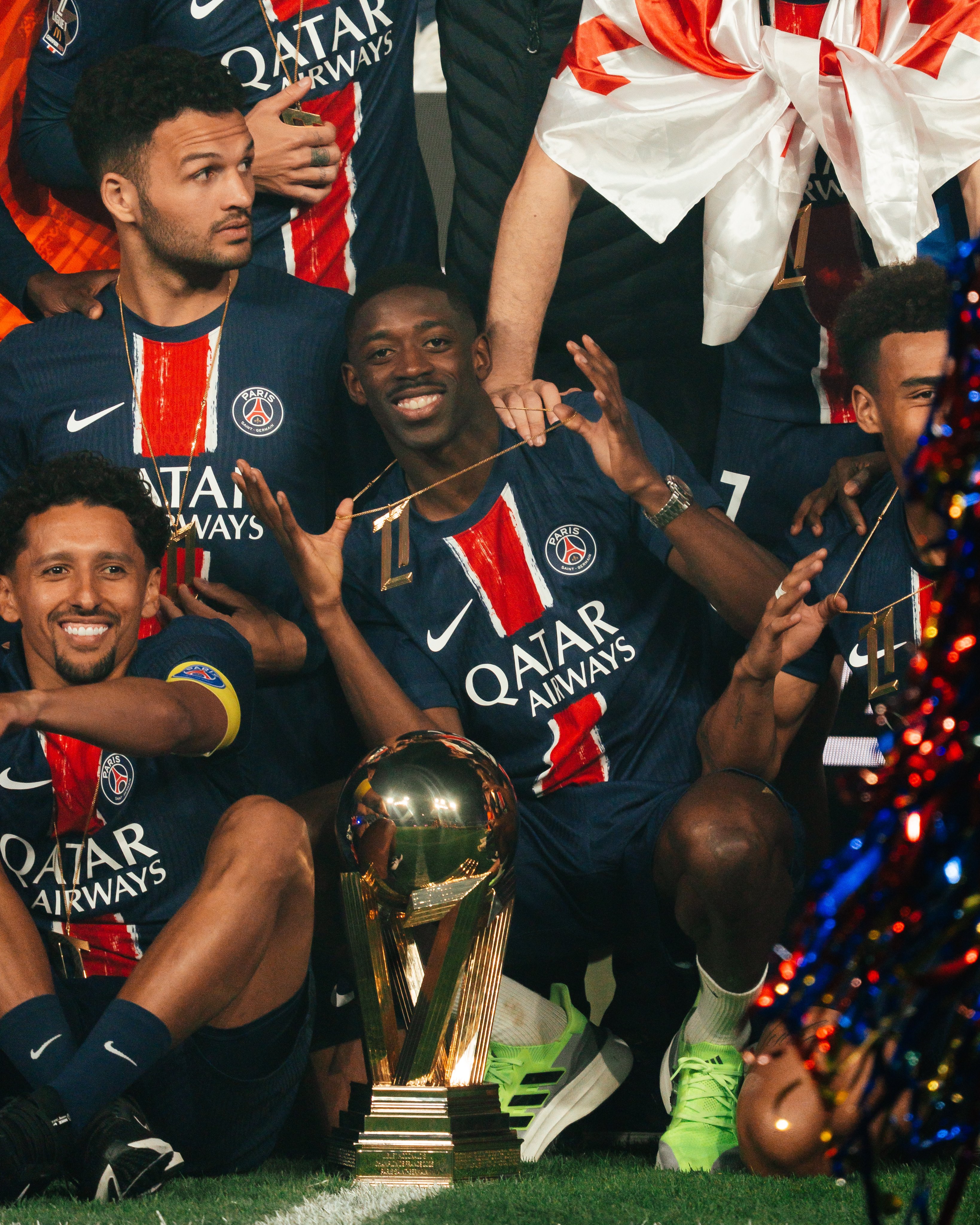 Dembele es la gran figura del PSG