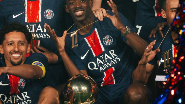 Dembele es la gran figura del PSG