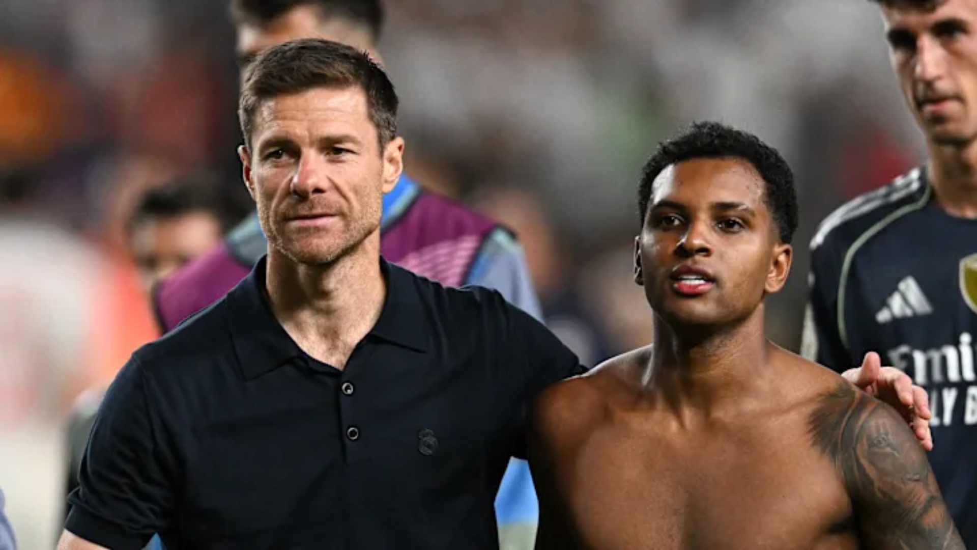 Xabi Alonso y Rodrygo