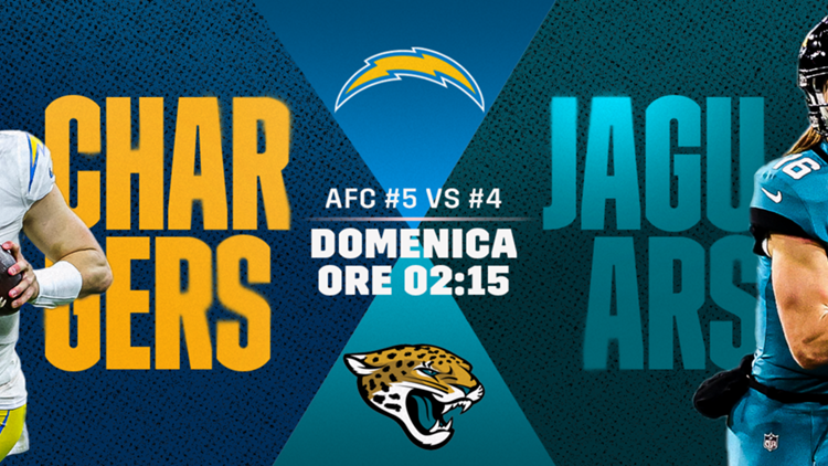 NFL Playoff, Los Angeles Chargers @ Jacksonville Jaguars | Domenica 15/01/2023 ore 02.15