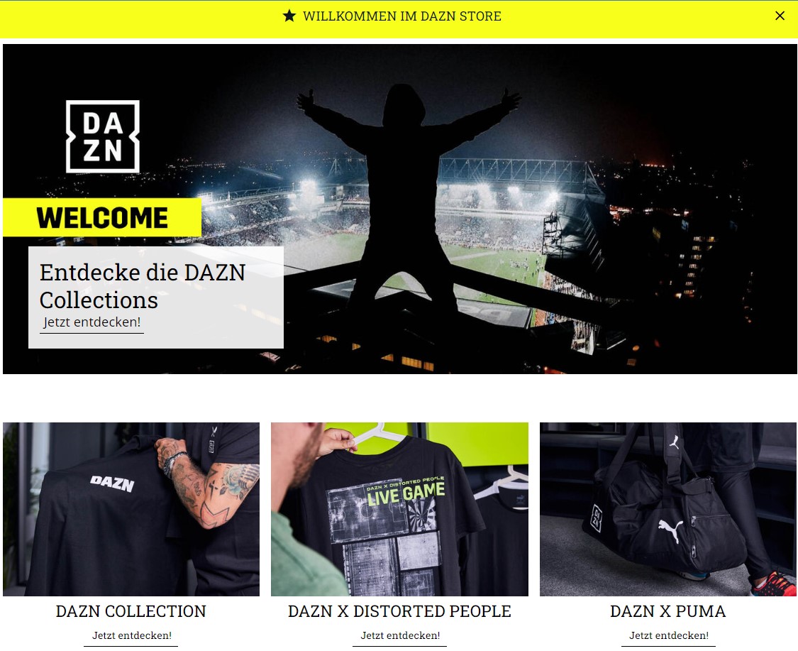 DAZN Store Screenshot 18112022