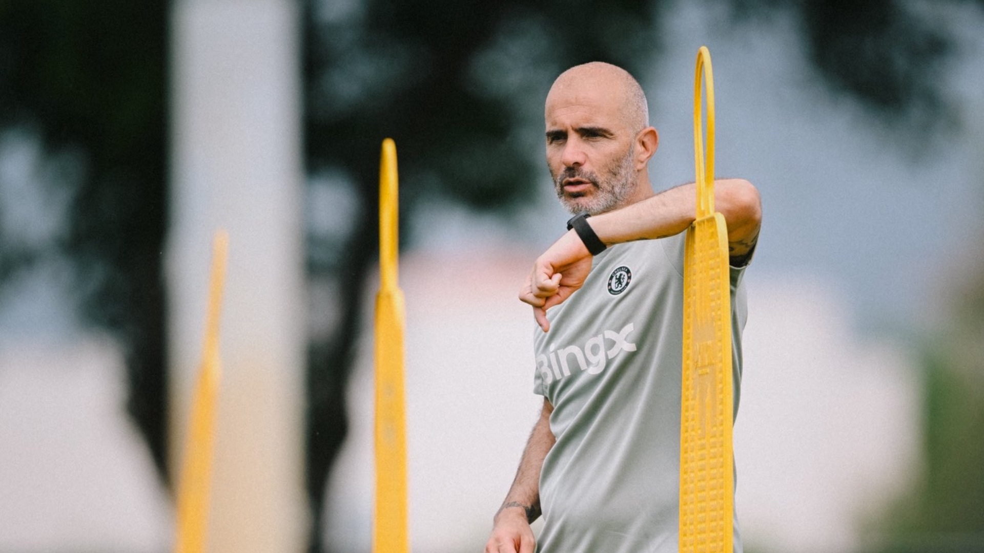 Enzo Maresca entrenamiento Chelsea