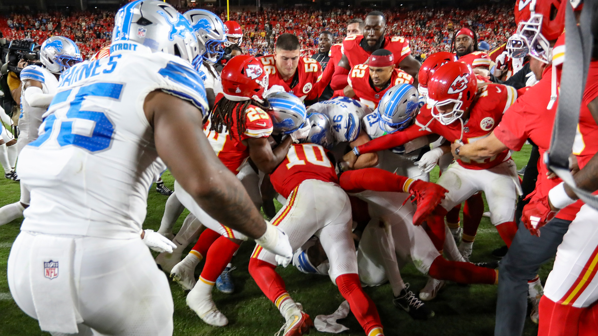 Kansas City Chiefs Detroit Lions NFL 13102025