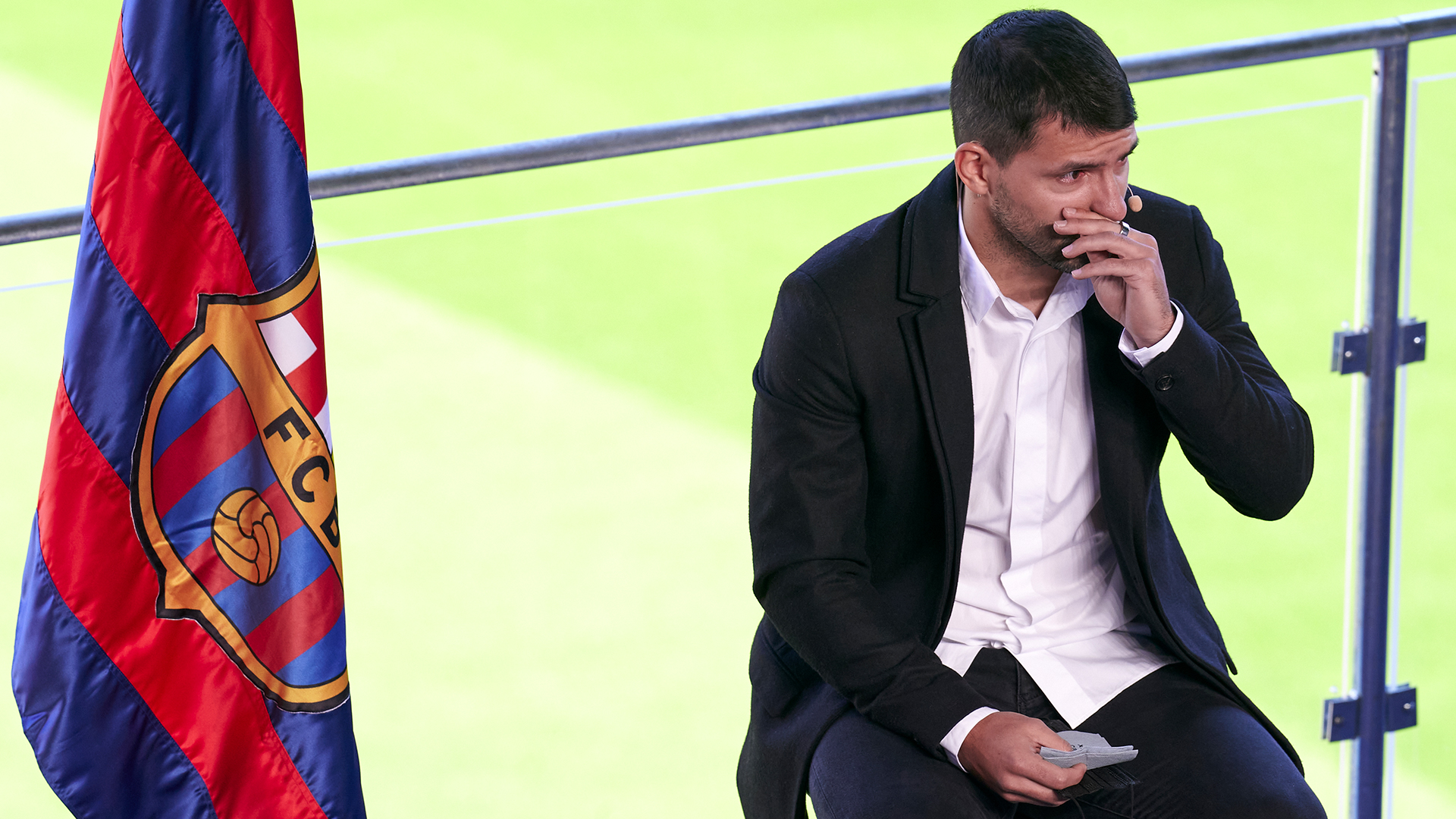 Aguero, conferenza d'addio