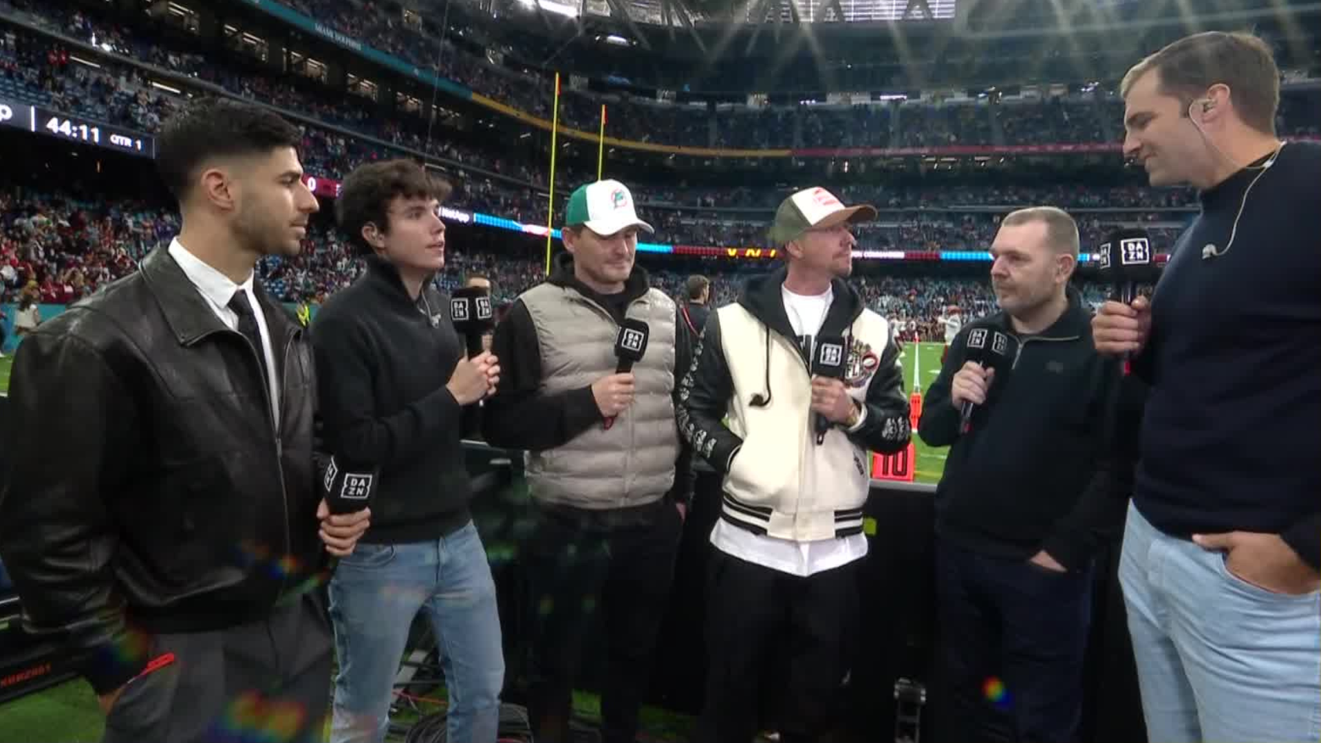 Guti Casillas Asensio Bernabéu NFL 2025