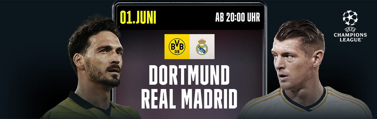 Borussia Dortmund BVB Real Madrid Champions League Finale Asset Banner