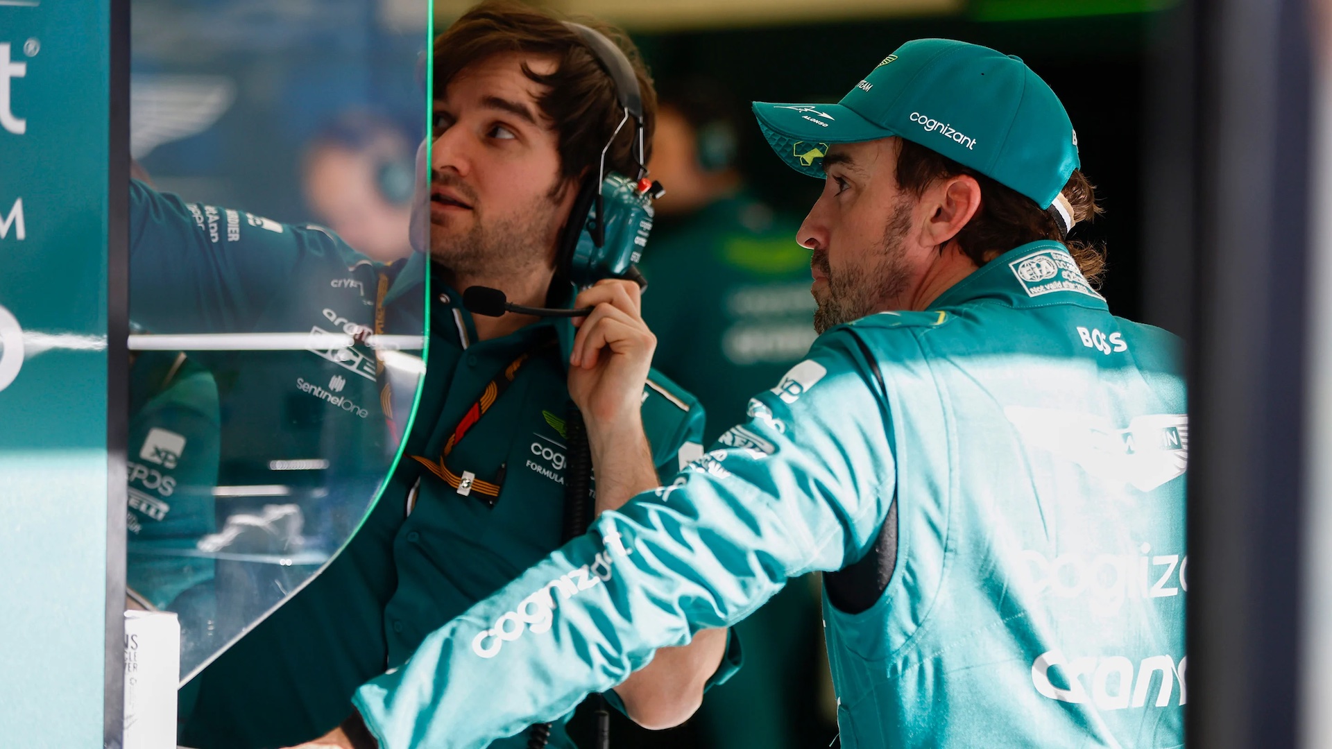 Fernando Alonso, Aston Martin, test Bahréin F1