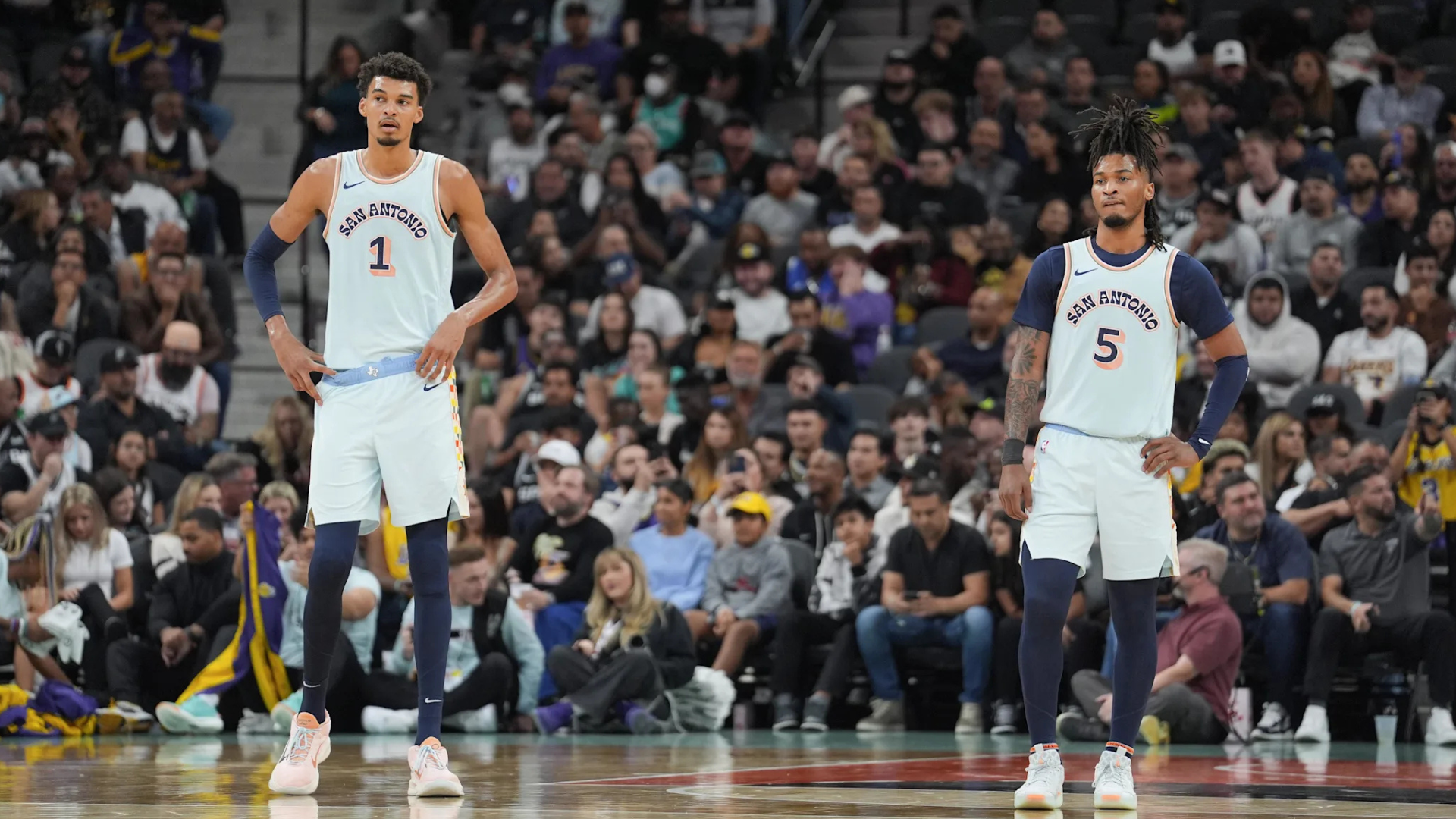 Victor Wembanyama, Stephon Castle, San Antonio Spurs