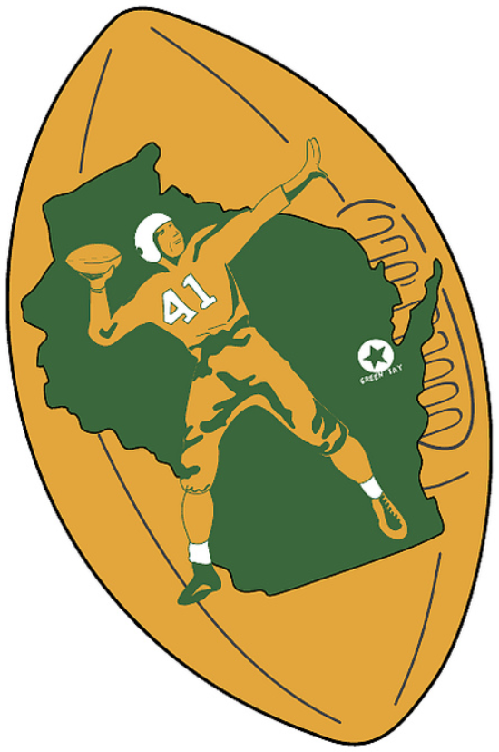 Logo Green Bay Packers, NFL, 1956