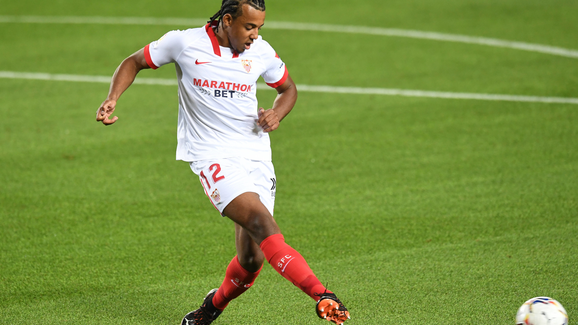 ONLY GERAMNY FC Barcelona vs FC Sevilla La Liga Jules Kounde 04102020