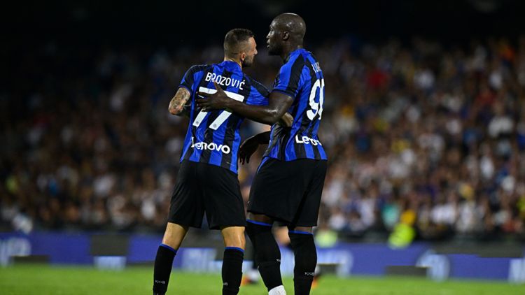 Romelu Lukaku e Marcelo Brozovic, Inter, DAZN Italia, 2022-2023