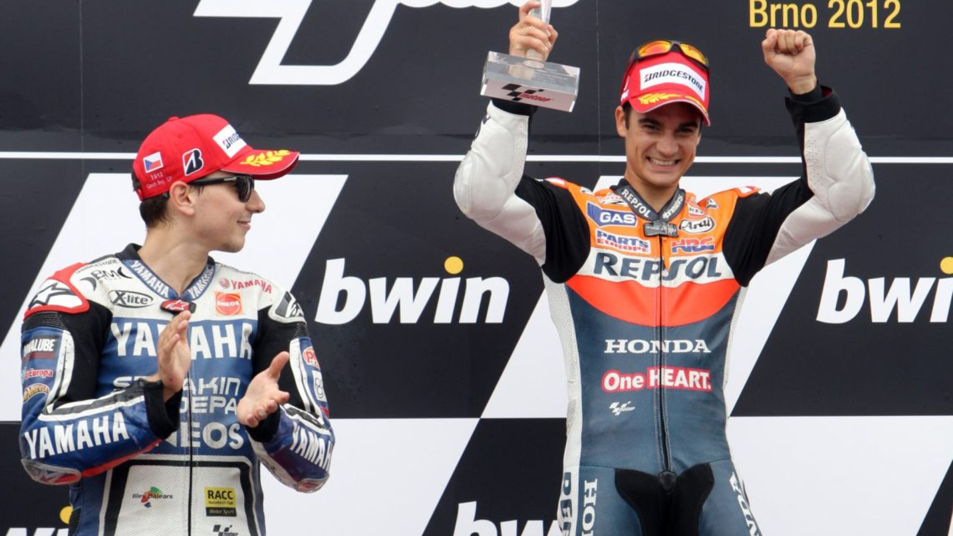 Dani Pedrosa, Jorge Lorenzo, 2012, MotoGP