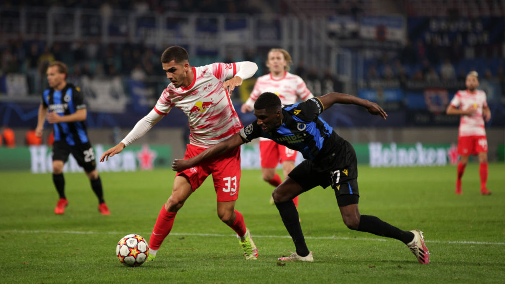 Andre Silva Clinton Mata RB Leipzig Brügge 28092021