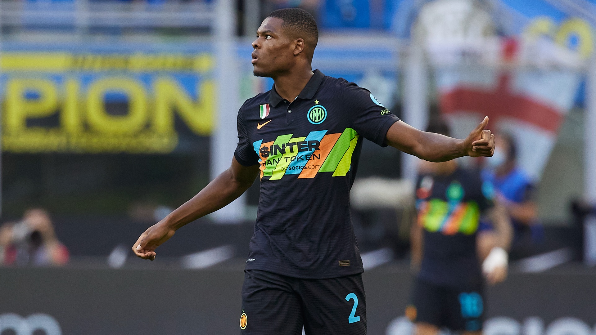 Denzel Dumfries Inter Serie A