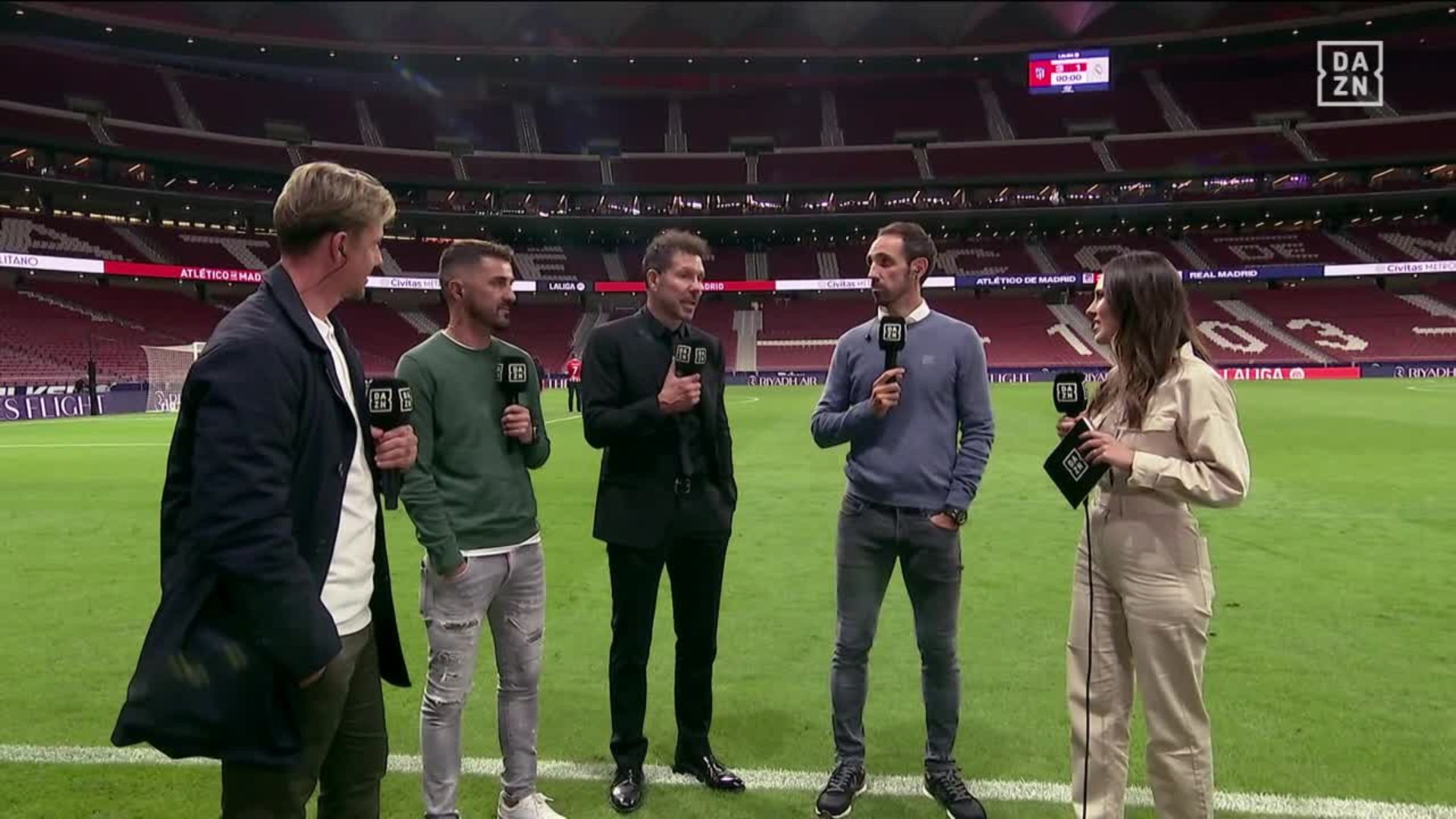 Guti David Villa Juanfran Sandra Díaz Cholo Simeone