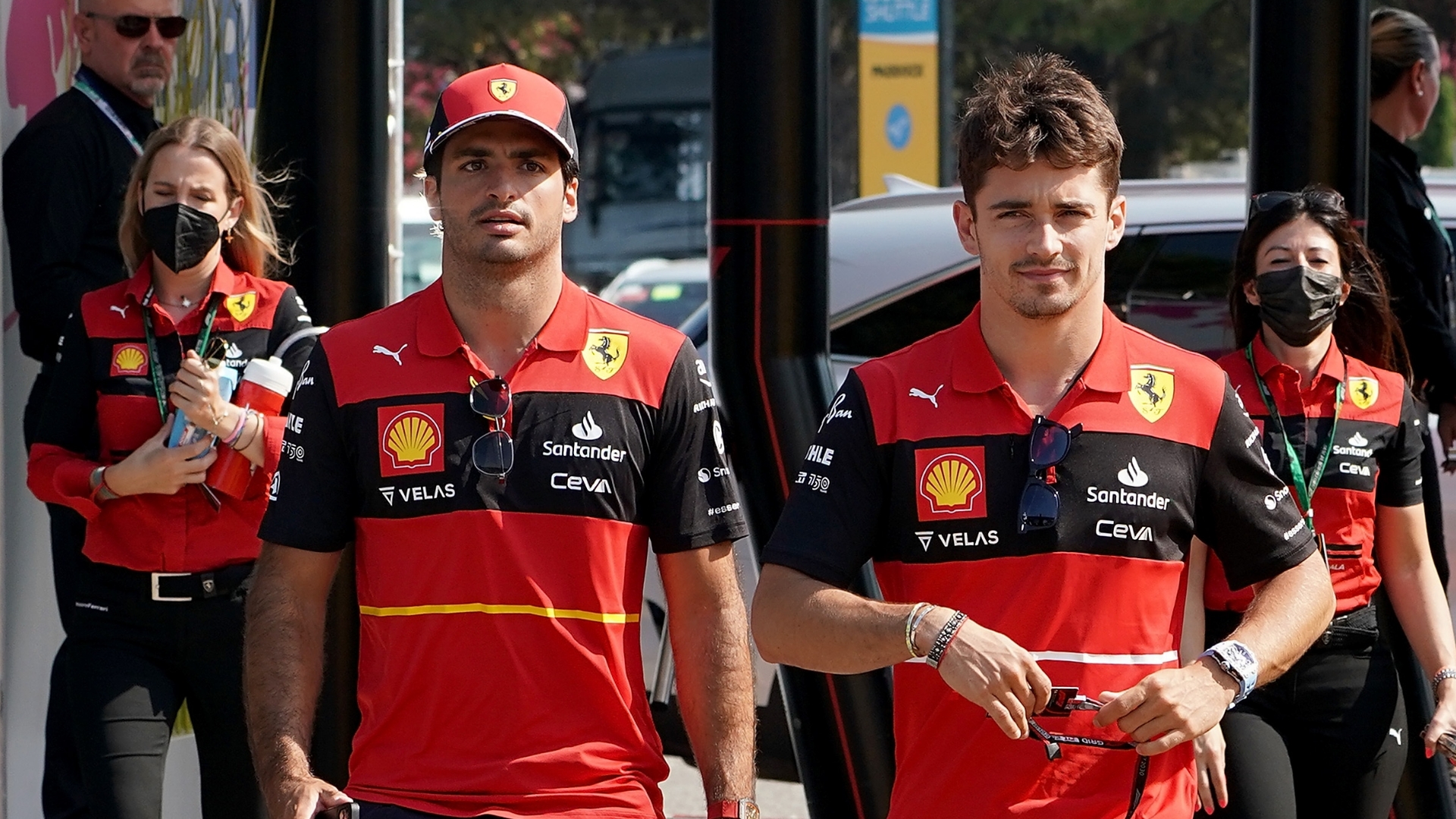 Carlos Sainz Charles Leclerc