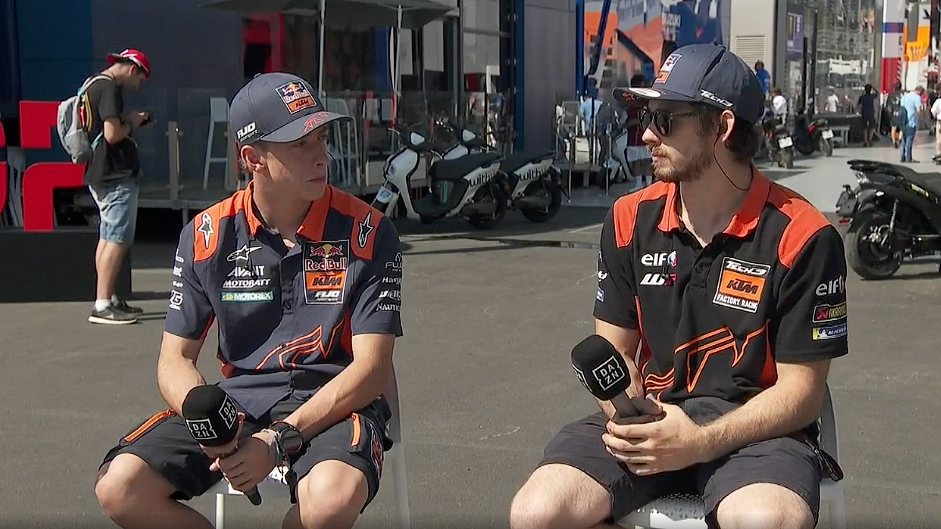 Pedro Acosta Remy Gardner DAZN MotoGP