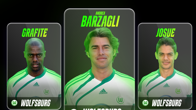 INFINITY LEAGE VfL Wolfsburg Grafite Barzagli Josue
