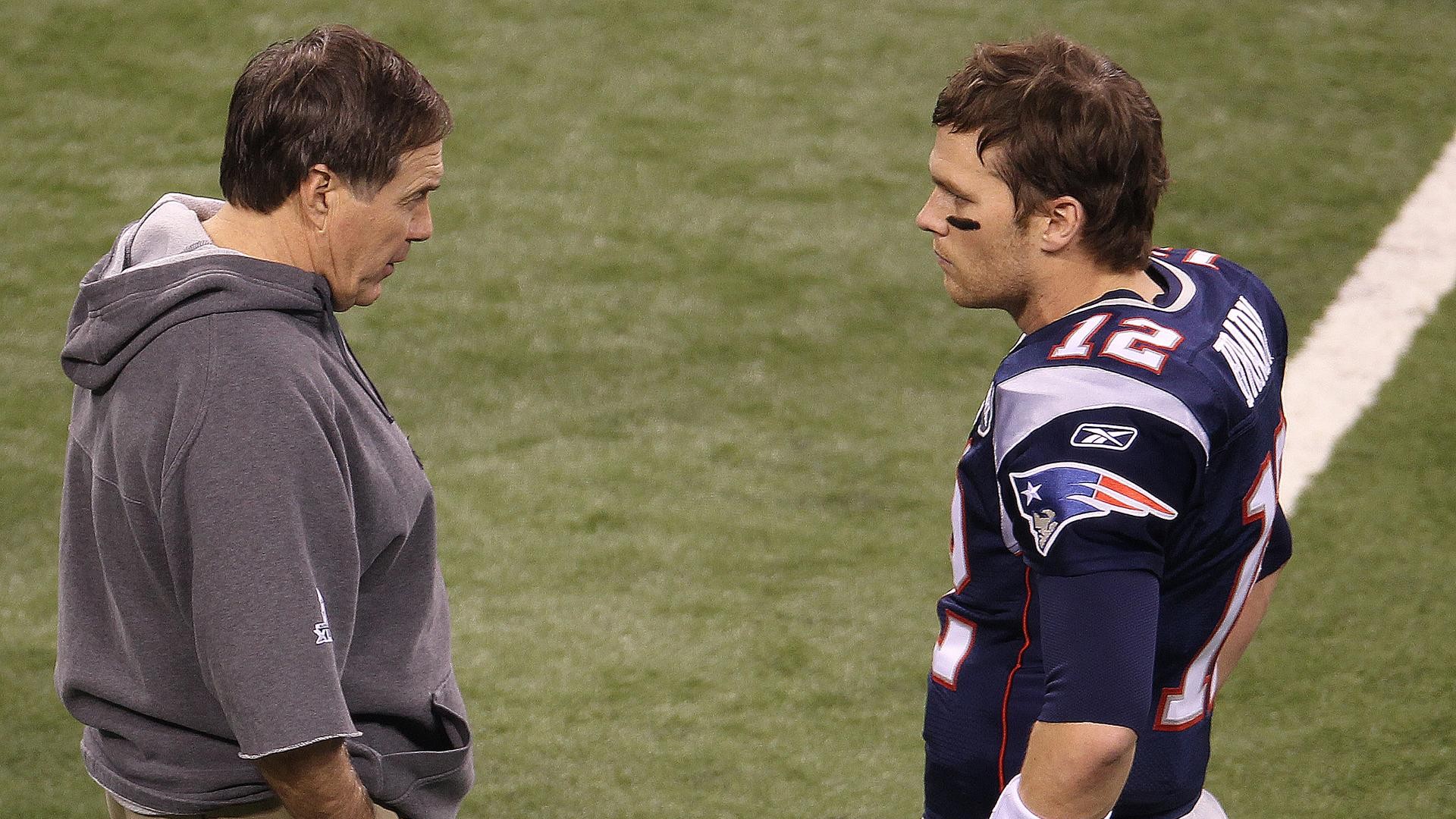 Bill Belichick e Tom Brady, New England Patriots, 2012.