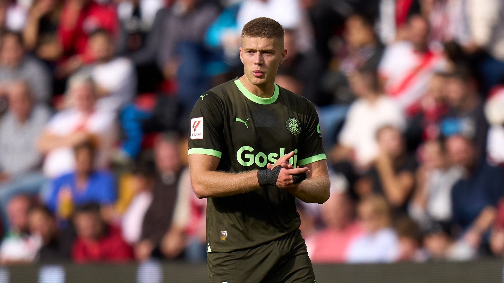 Dovbyk con la maglia del Girona