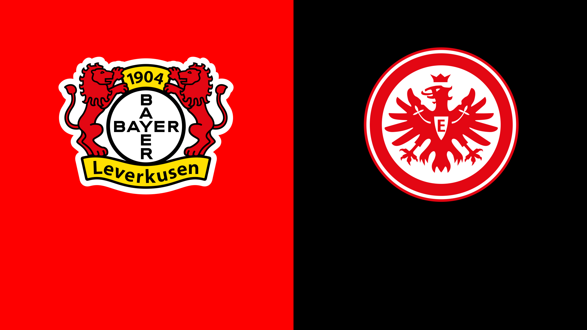 Bayer Leverkusen Eintracht Frankfurt Logos 2022