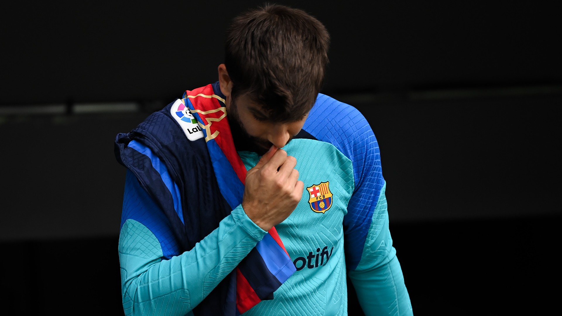 Gerard Pique difensore del Barcellona