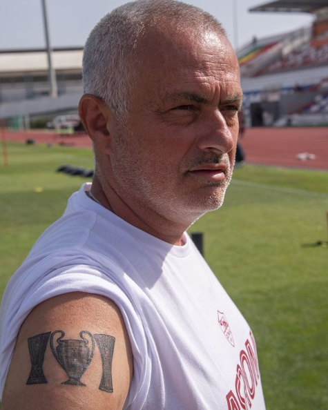 Mourinho tatuaggio