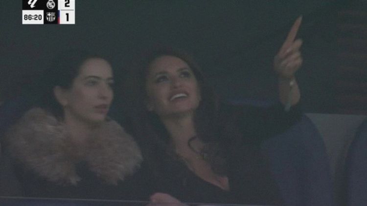 Penelope Cruz, Estadio Bernabeú, Real Madrid