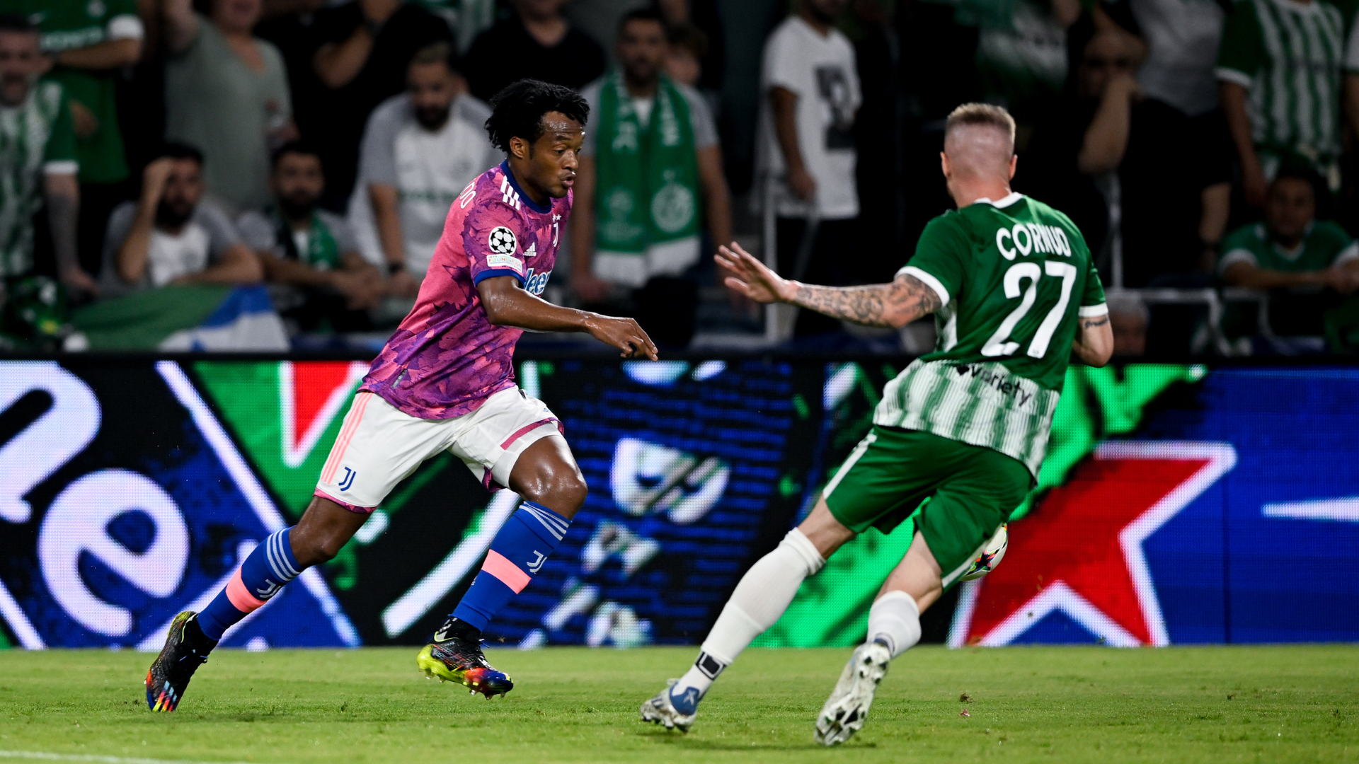 Cuadrado Juventus-Maccabi Haifa Champions League
