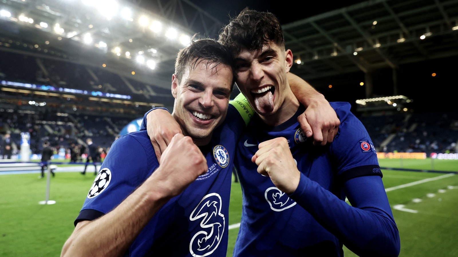 2021-05-29-Cesar Azpilicueta (L) and Kai Havertz (R)-chelsea