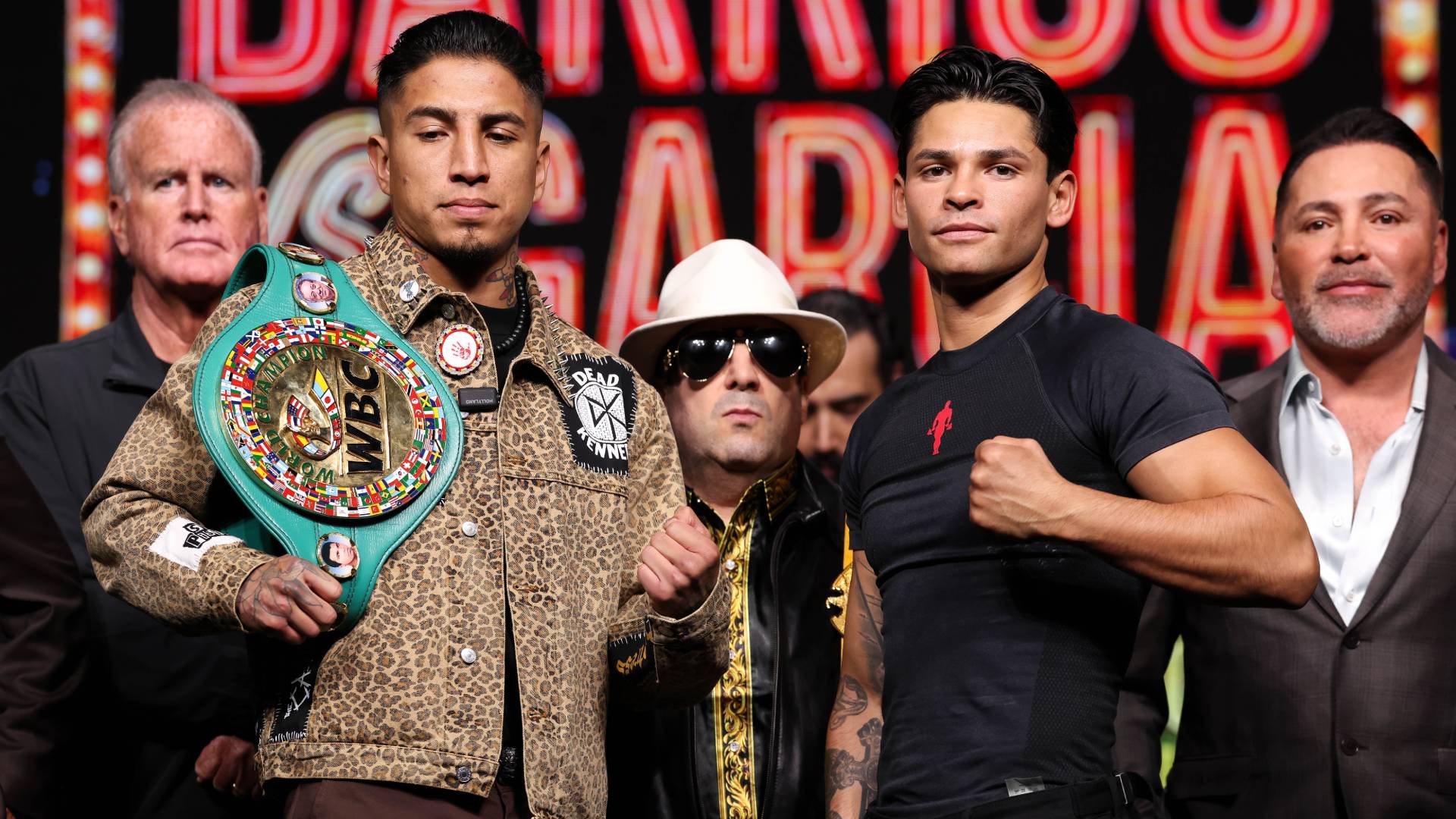 Mario Barrios and Ryan Garcia at press conference_22012026