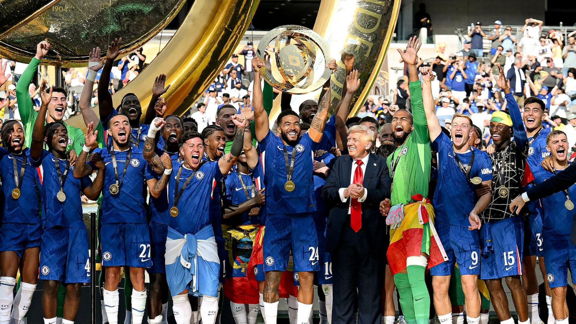 Donald Trump, con el Chelsea