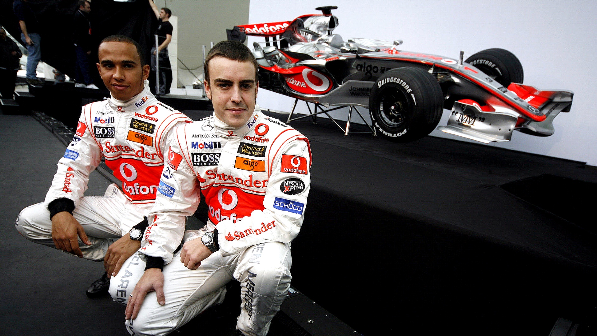 Lewis Hamilton Fernando Alonso 2007