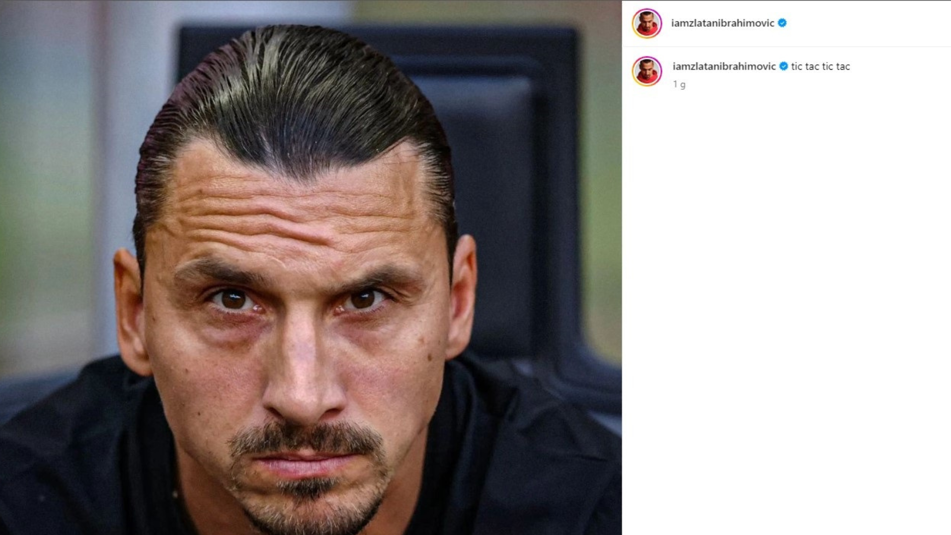Ibrahimovic messaggio instagram ritorno al milan