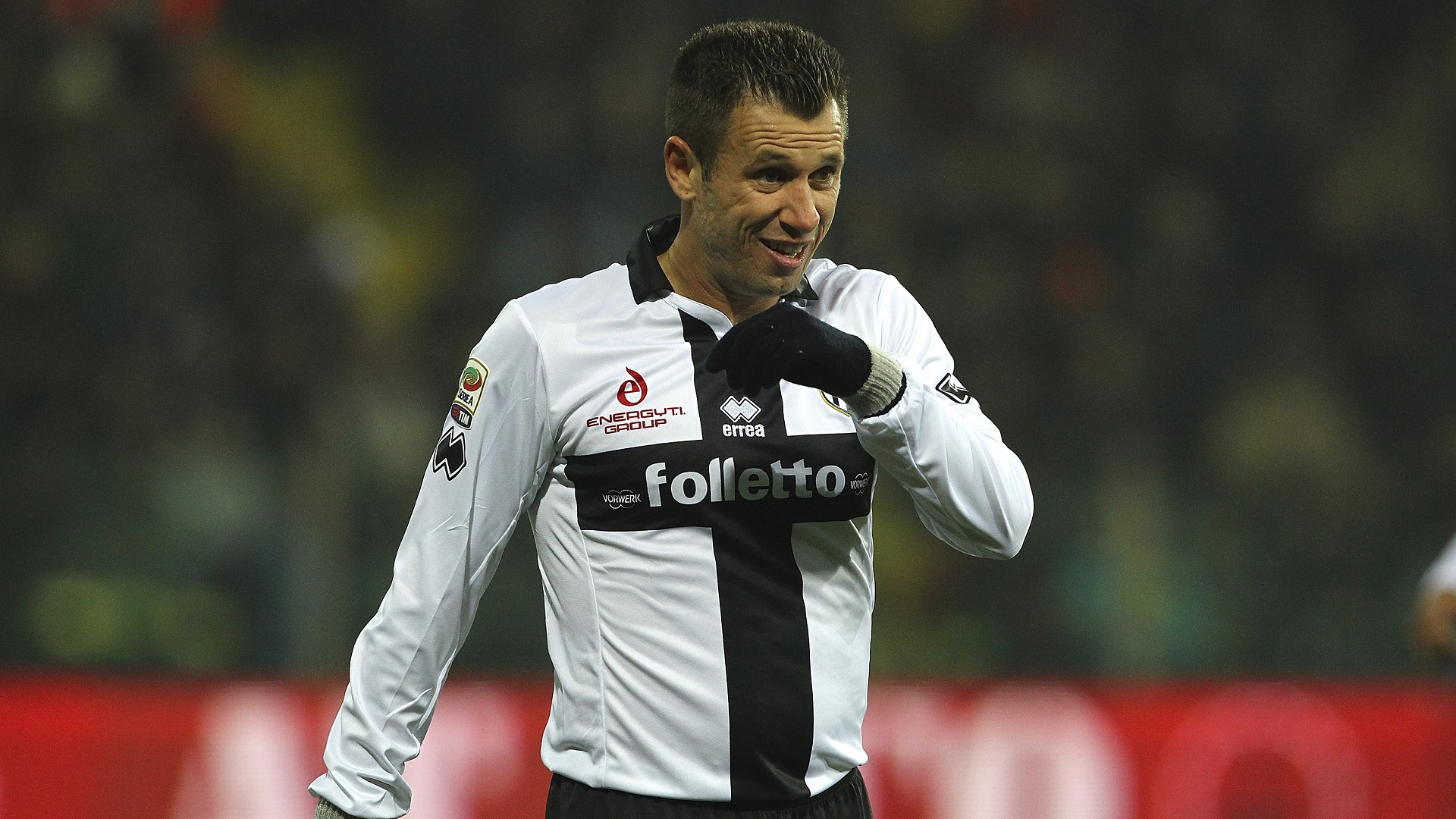 Cassano con la maglia del Parma