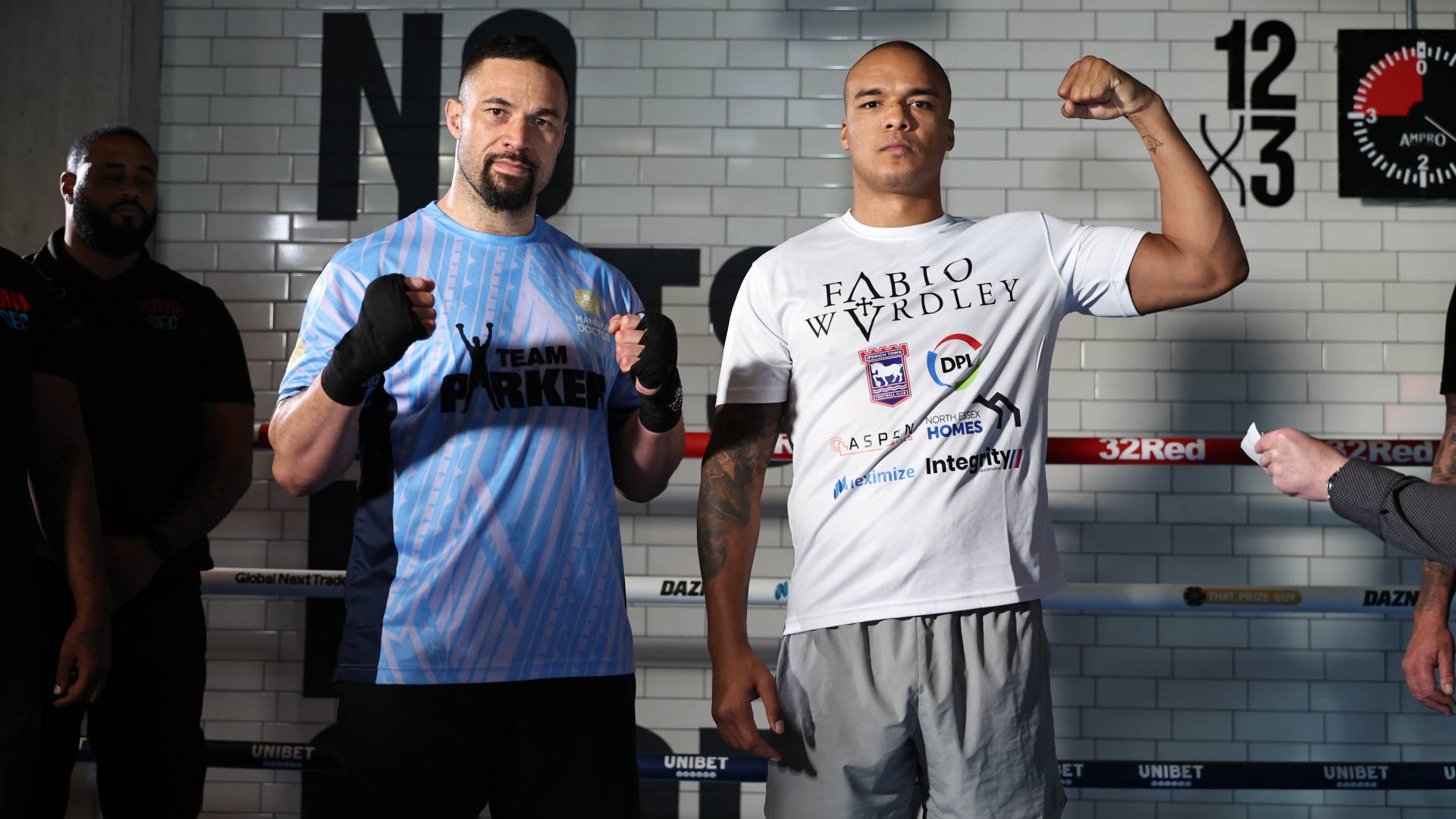 Joseph Parker and Fabio Wardley media workout_22102025