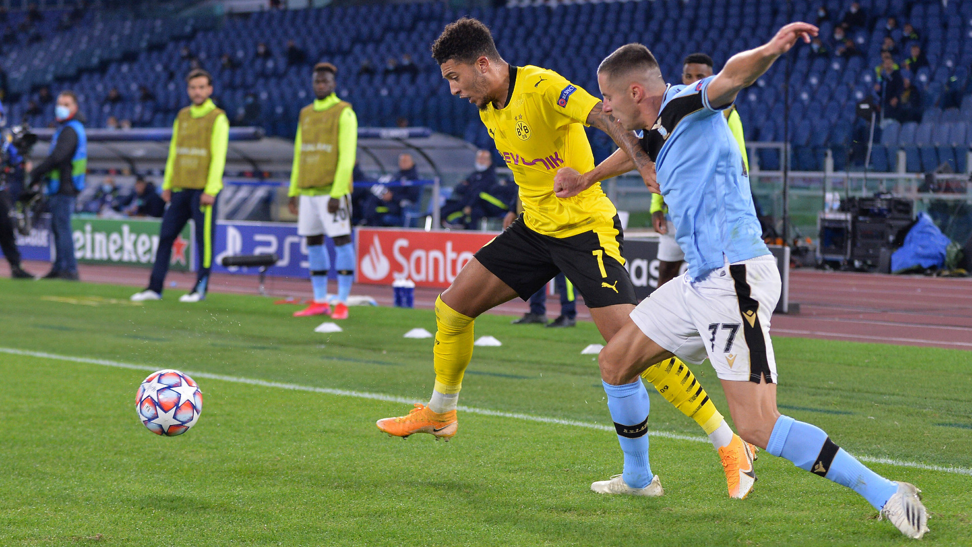 Borussia Dortmund Jadon Sancho Lazio Rom