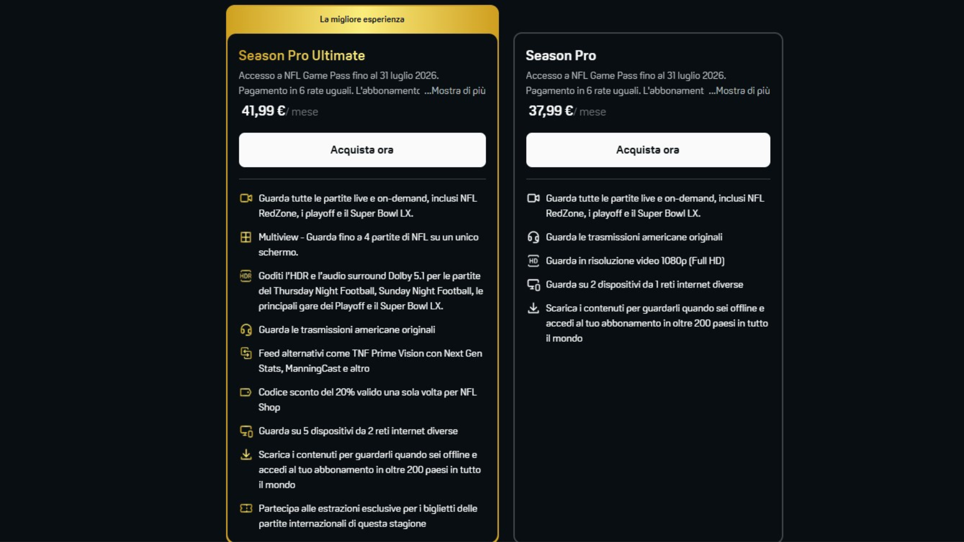 nfl dazn game pass pro ultimate