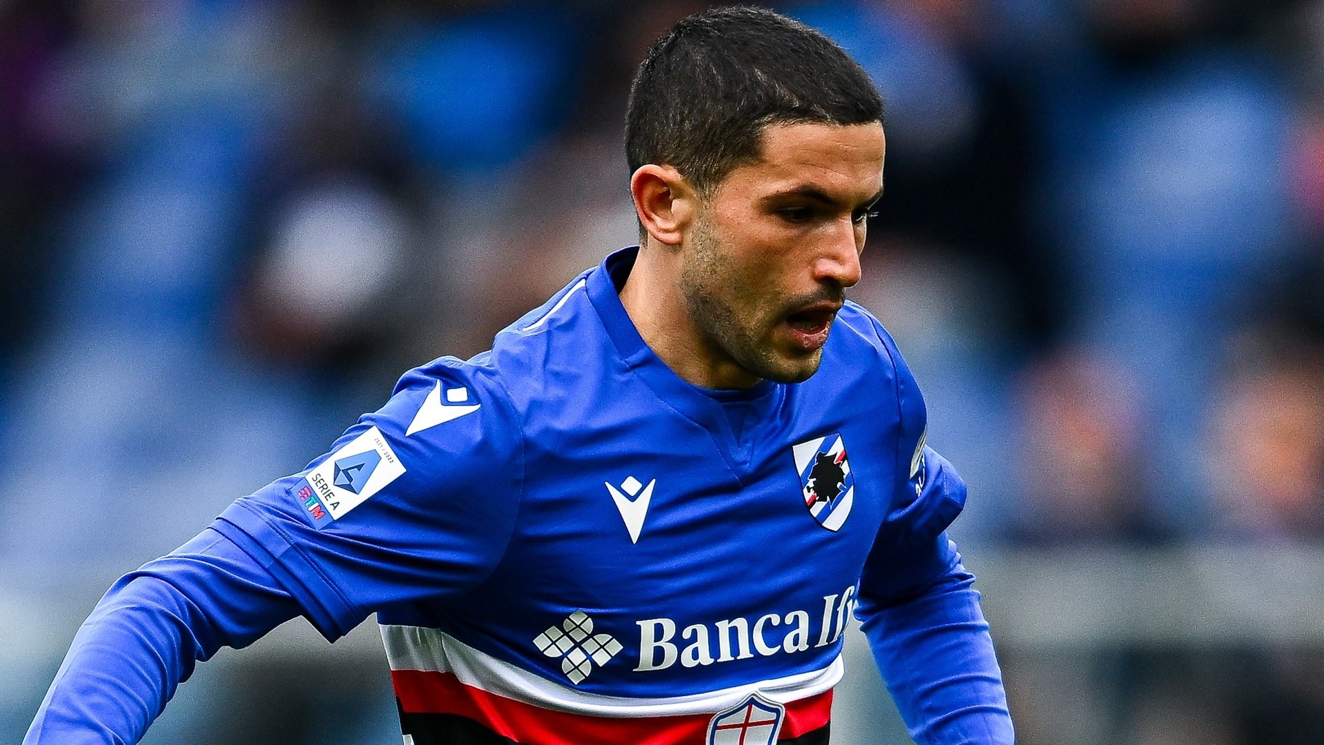 Stefano Sensi con la maglia della Sampdoria