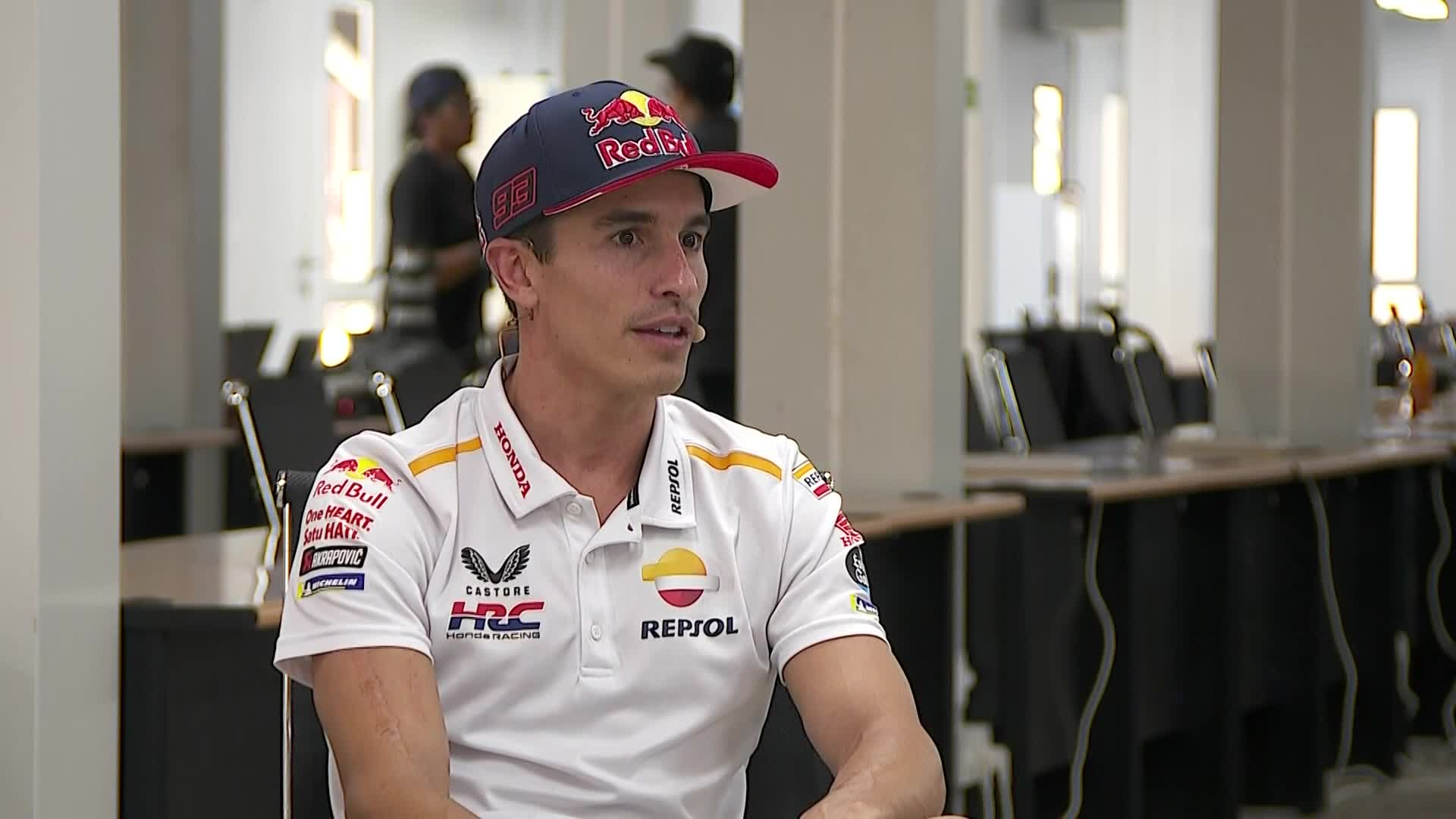 Marc Márquez con Izaskun