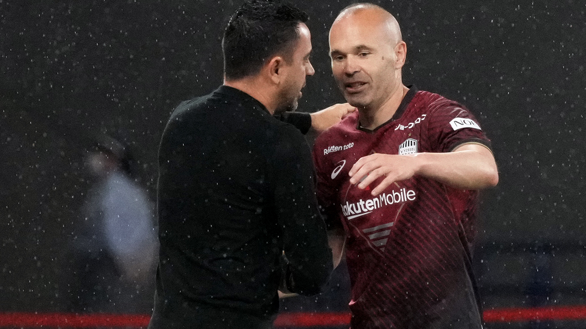 Xavi Hernández, FC Barcelona, Andrés Iniesta, Vissel Kobe