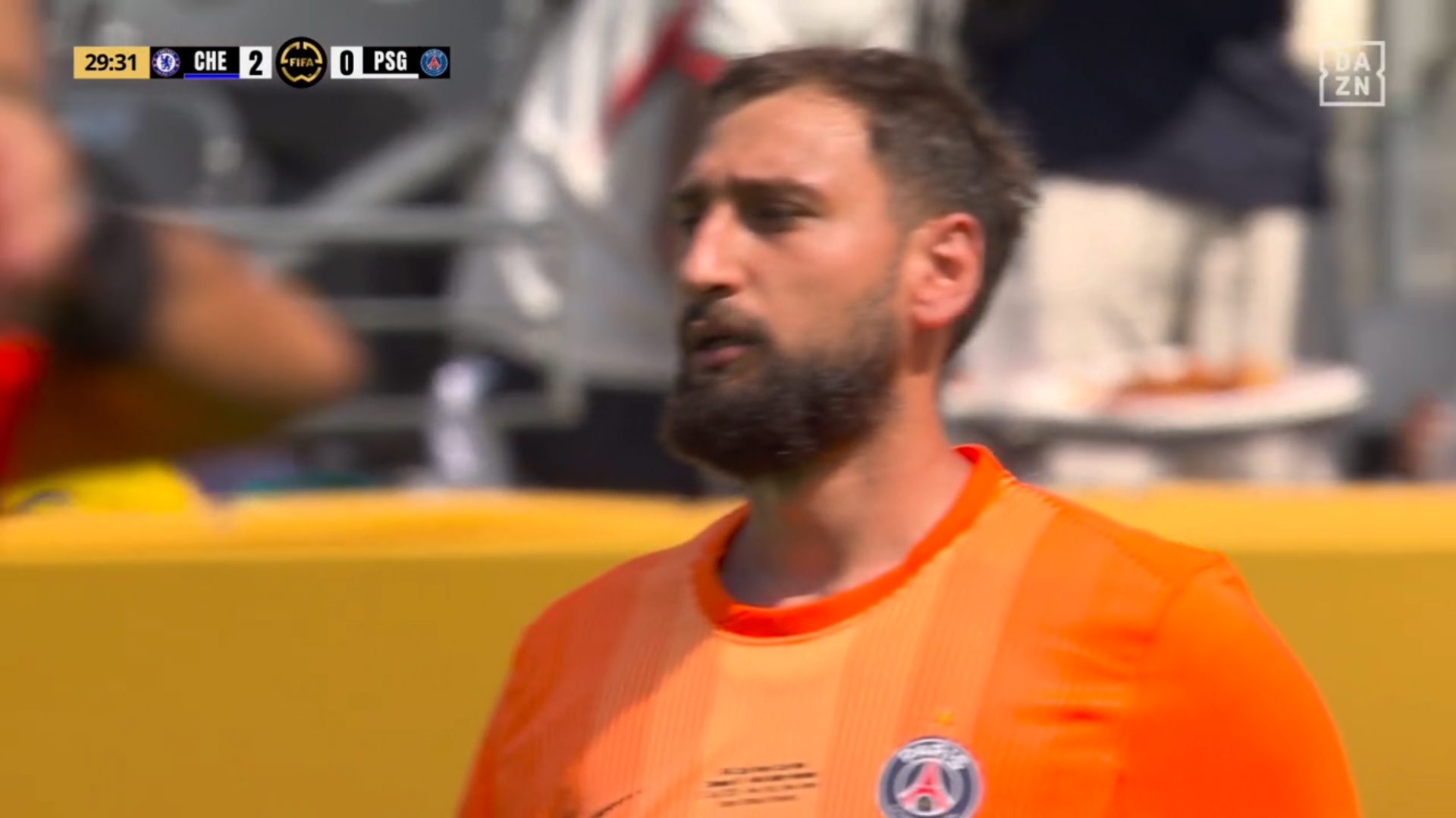 Donnarumma cara segundo gol