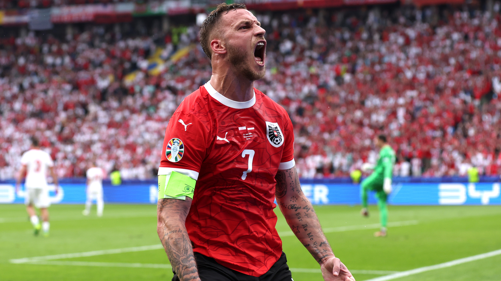 Marko Arnautovic Österreich EM 2024 Vorrunde 21062024