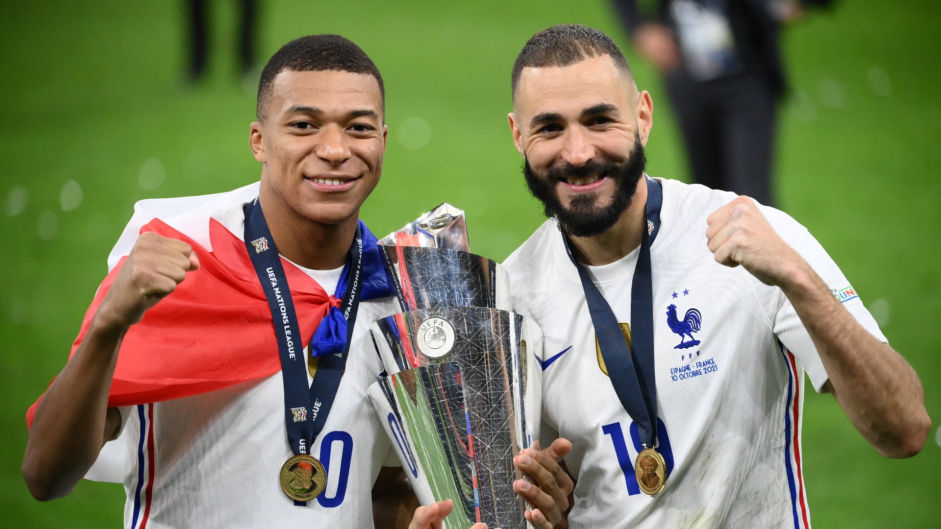 Frankreich Kylian Mbappe Karim Benzema Nations League10102021