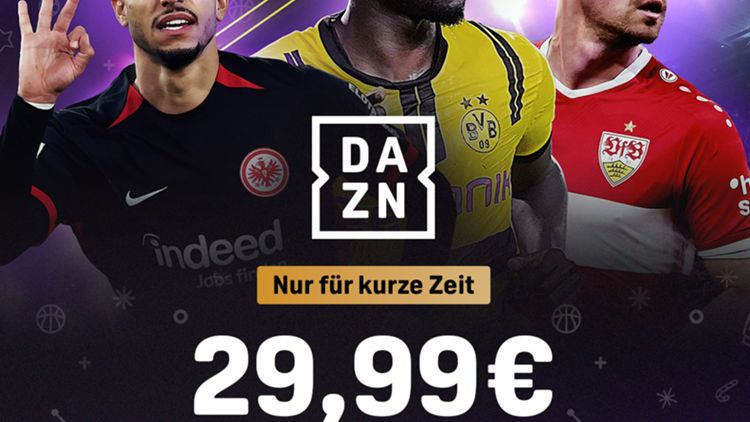 DAZN Unlimited Angebot Banner 2 Dezember 2024 29,99 Euro