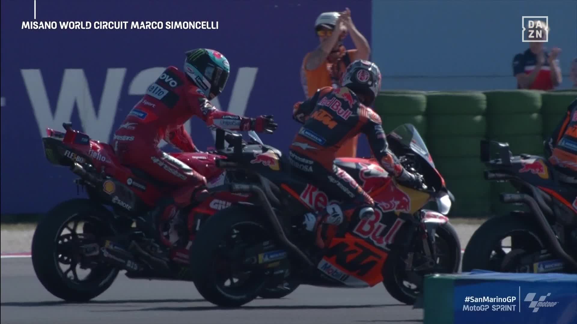 DANI PEDROSA Y PECCO BAGNAIA