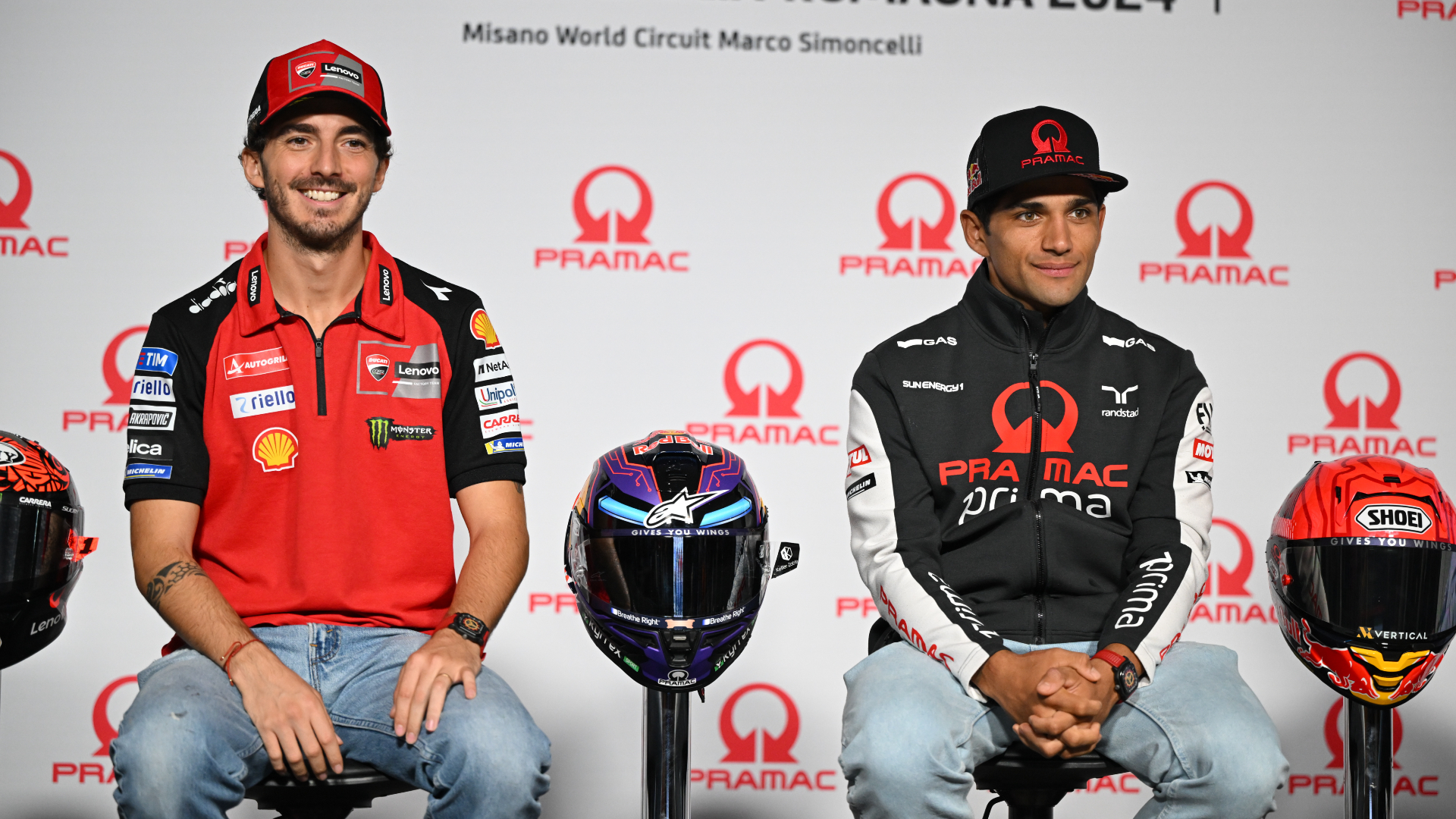 Pecco Bagnaia, Jorge Martín, GP Emilia-Romagna, 20 septiembre 2024, MotoGP