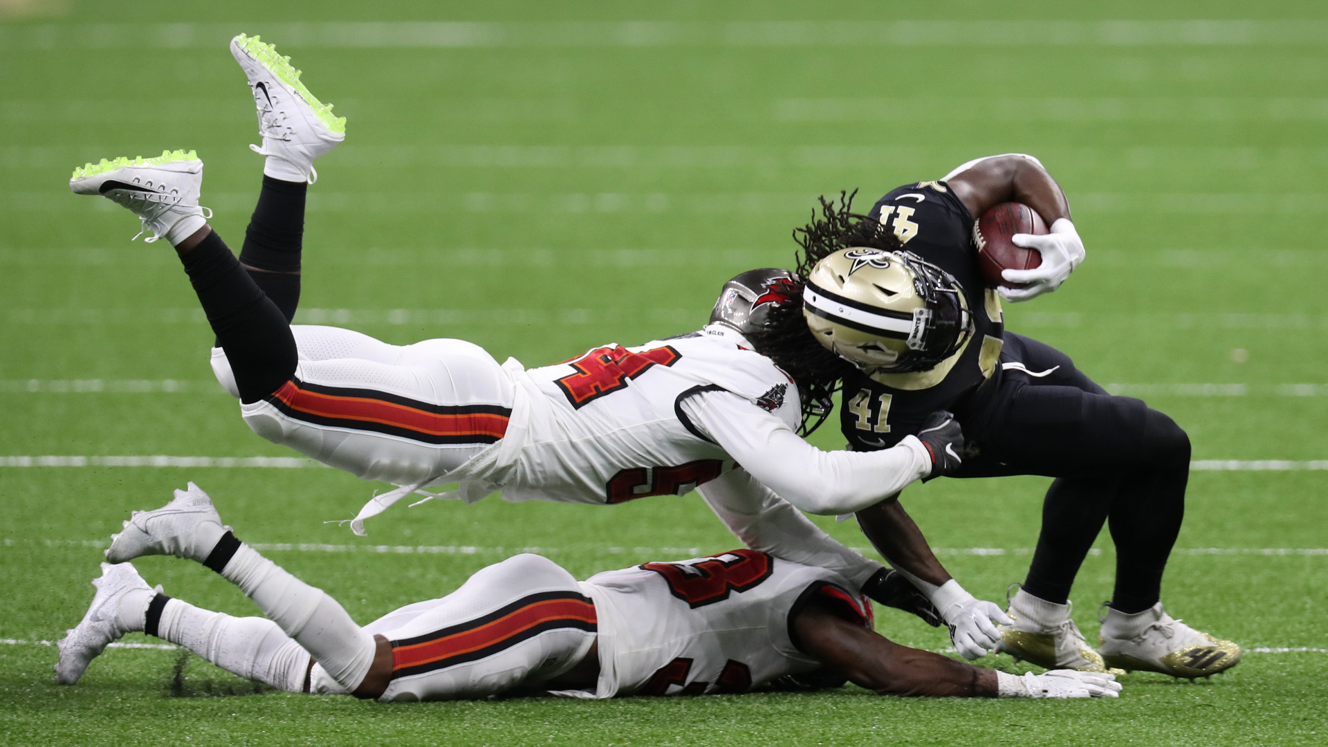 Alvin Kamara_New Orleans Saints_NFL_13092020_Getty Images_Chris Graythen