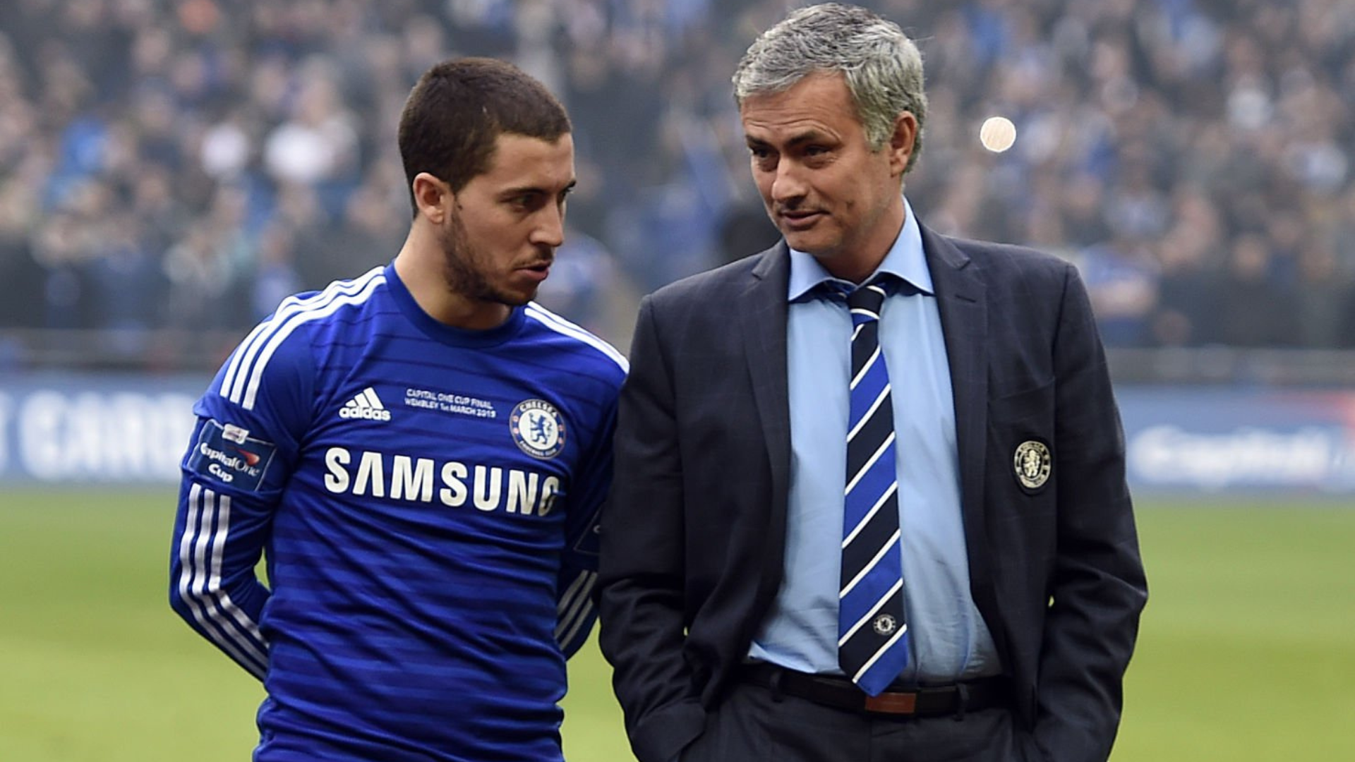 Jose Mourinho Eden Hazard Chelsea